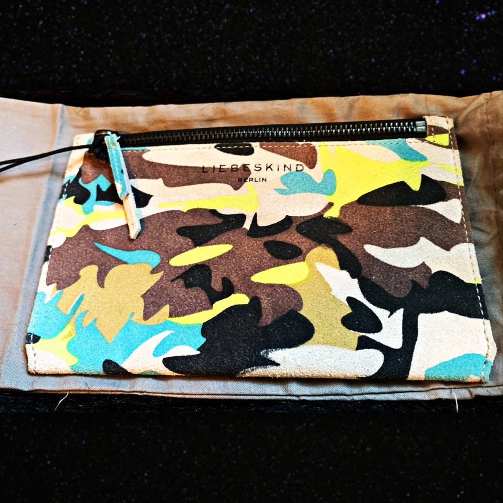 Colorful Leather Clutch